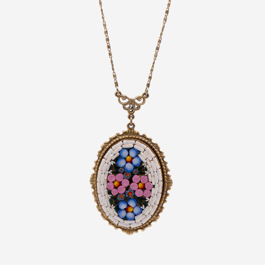 Fleur Micro-Mosaic Necklace