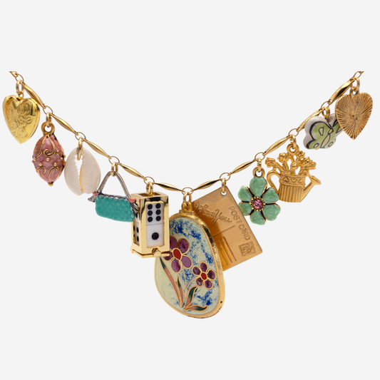 Summer Garden Charm Necklace