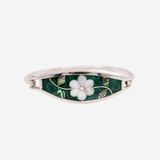 Abalone Silver Bracelet